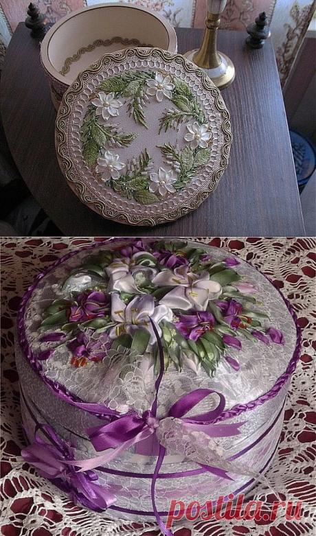 Круглые шкатулки | Самоделкино
