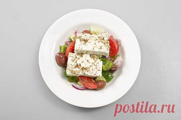 Настоящий греческий салат, пошаговый рецепт с фотографиями – греческая кухня: салаты