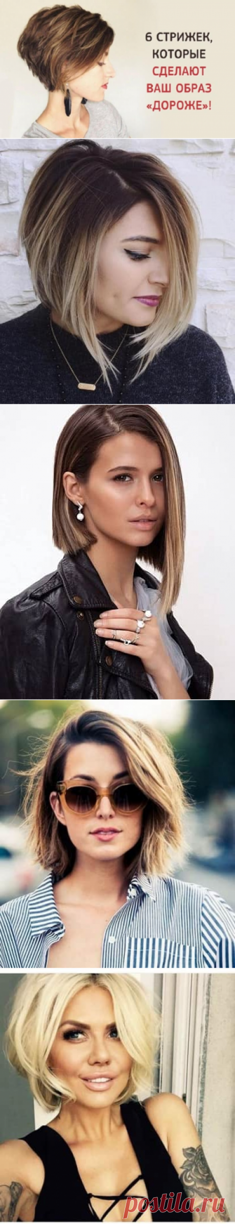 ТОП-6 стрижек, которые сделают образ «дороже» На миллион долларов! | Чаровница и проказница