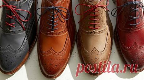 Как красиво завязать шнурки на туфлях мужских и женских?