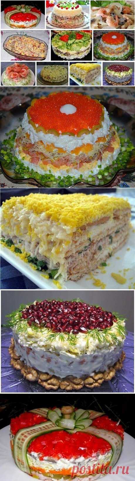 10 РЕЦЕПТОВ САМЫХ ВКУСНЫХ САЛАТИКОВ! .