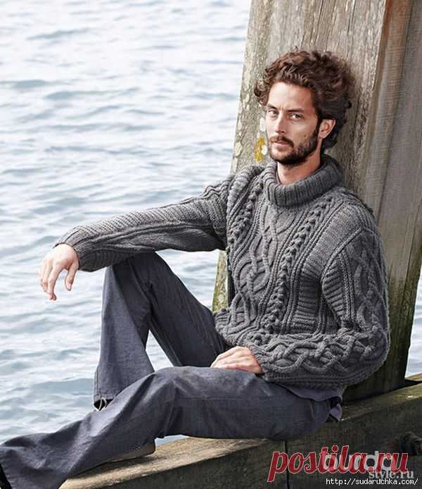 ххх / Handmade / Вязание. МУЖЧИНАМ (спицы и крючок). / Pinme.ru / LanVan