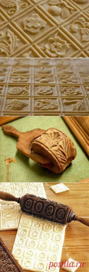 Резные скалки для красивой выпечки. | Приколисты в картинках