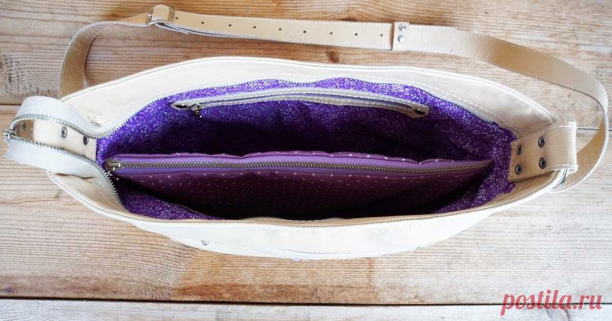 Как сшить сумку с двумя отделениями внутри, мини МК   Это не полноценное МК по пошиву сумки, а лишь небольшой фрагмент, а точнее: как вставить в подклад внутреннее отделение.        Перегородк...
