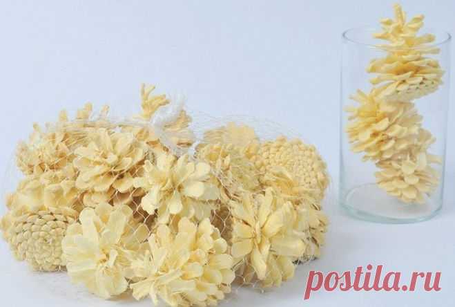 Как отбелить сосновые шишки для новогоднего декора?