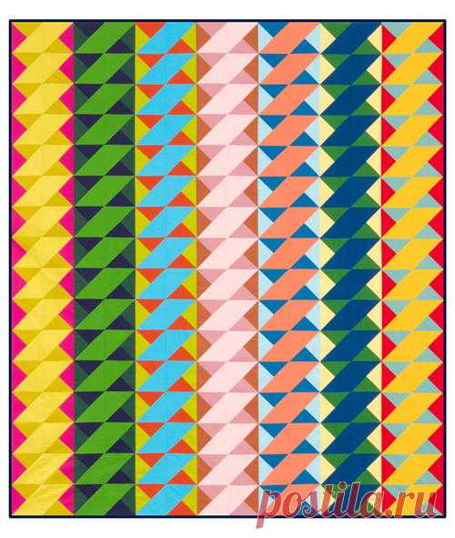Simple Twist Quilt Pattern | FaveQuilts.com