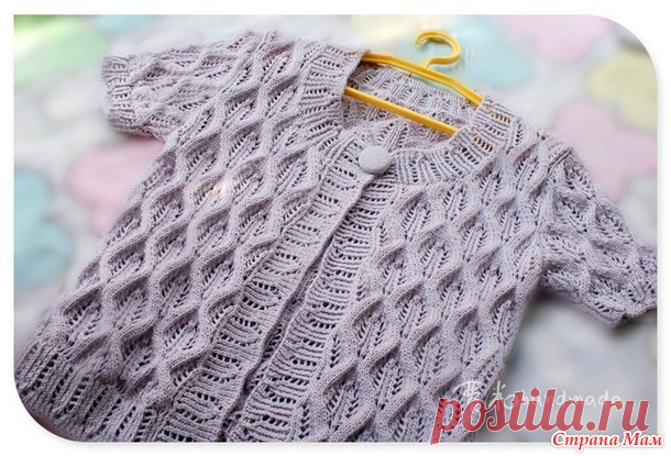 Жакет рельефным узором. Спицы. - ВЯЗАНАЯ МОДА+ ДЛЯ НЕМОДЕЛЬНЫХ ДАМ - Страна Мам