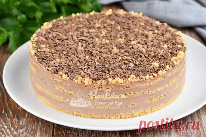Торт без выпечки (вкусные крем и основа, которые готовятся просто и легко) | Совет да Еда | Дзен