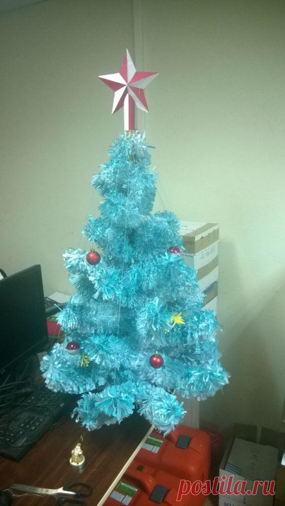 Бумажная елка своими руками