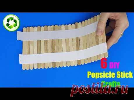 Top 6 DIY Popsicle Stick Craft Compilation | Craft Ideas | Home Decor