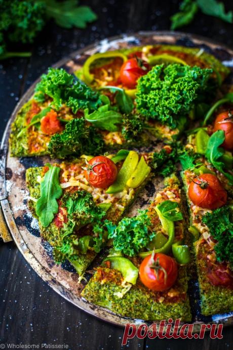 Green Goddess Broccoli Crust Pizza