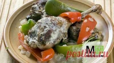 Тетерев, тушенный по-венгерски - кулинарный рецепт. Миллион Меню