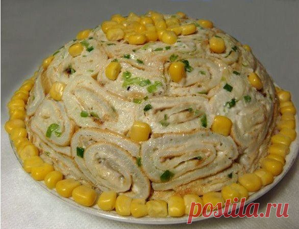 Как приготовить салат кружевница - рецепт, ингридиенты и фотографии