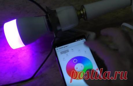 Easybulb WiFi RGB LED умная экономная лампа управляемая смартфоном