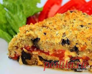 Запеканка из баклажанов с помидорами и сыром - пошаговый рецепт с фото на Повар.ру