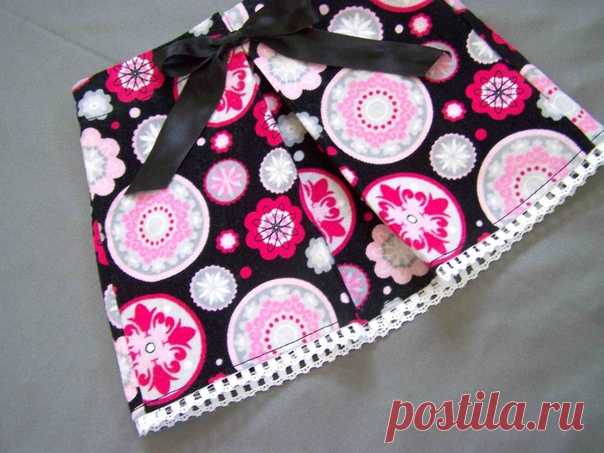 Юбка со складкой для девочки