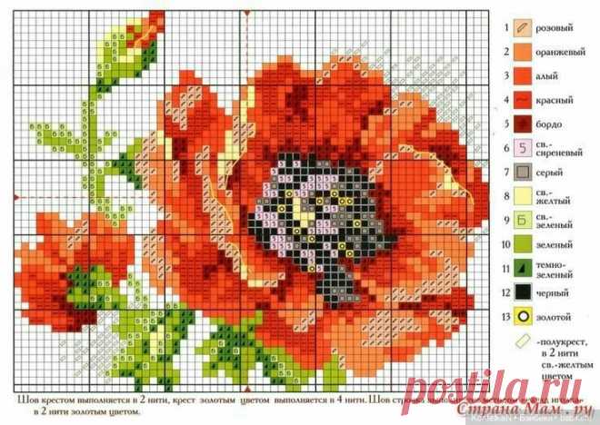 Весна идет, весне дорогу - Схемы вышивки крестом | Бэйбики - 412099