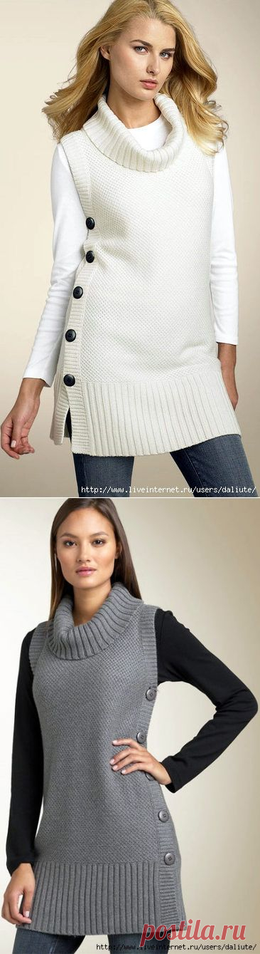 Пончо-жилет