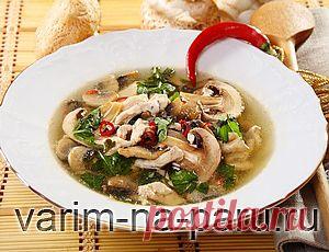 Грибной суп в мультиварке | Варим на пару