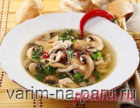 Грибной суп в мультиварке | Варим на пару