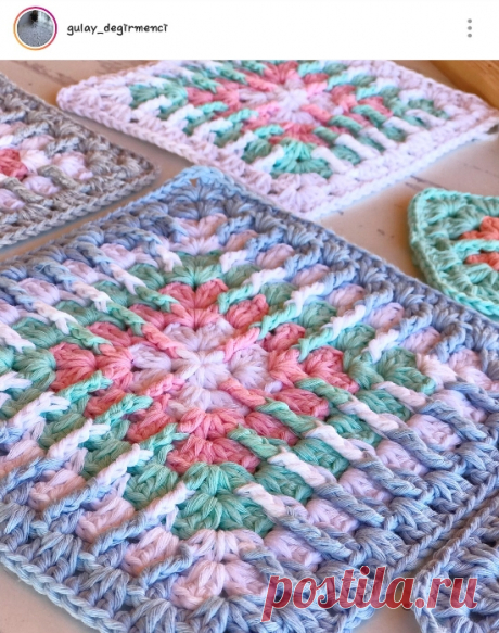 crochet granny square - 색다른 그레니스퀘어 모티브 : 네이버 블로그