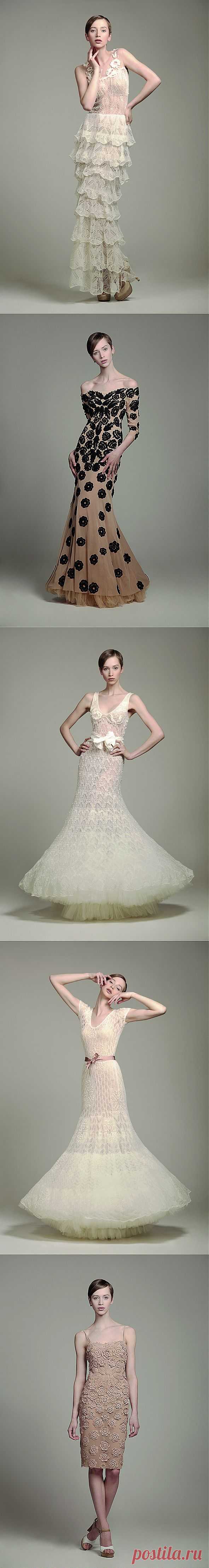 ВЯЗАНЫЕ ПЛАТЬЯ Kristina Viirpalu.