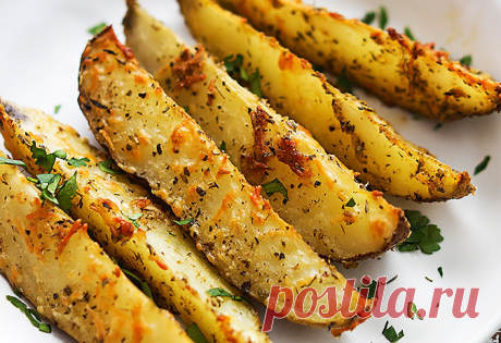 Картофель запеченный в духовке дольками - Самое прекрасное на земле - это жизнь!