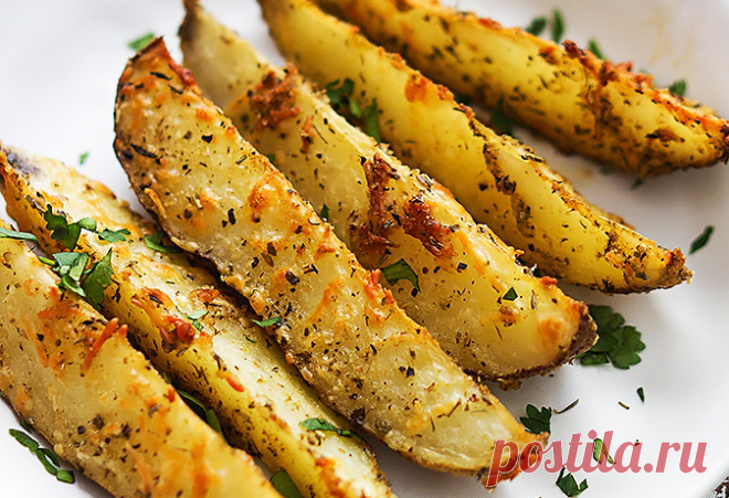 Картофель запеченный в духовке дольками - Самое прекрасное на земле - это жизнь!