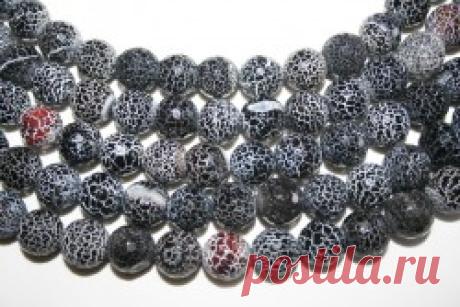Fire Agate Gemstone Beads - PerlineBijoux.com