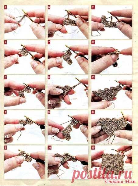 Мастер-класс от Евгении Тепловой. Техника С2С. Крючок. - ВЯЗАНАЯ МОДА+ ДЛЯ НЕМОДЕЛЬНЫХ ДАМ - Страна Мам