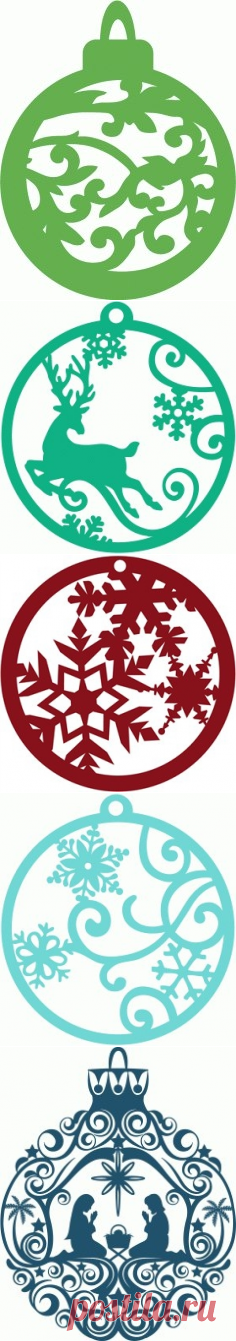 Новогодние трафареты