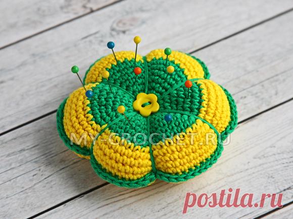 Игольница крючком, мастер-класс для начинающих