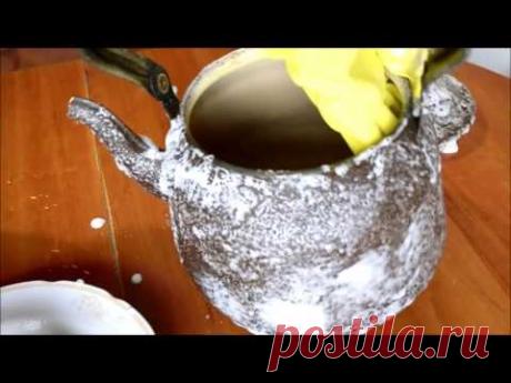 как очистить жир с посуды