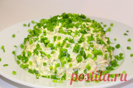 Салат из кальмара. Просто, но очень вкусно - Простые рецепты Овкусе.ру