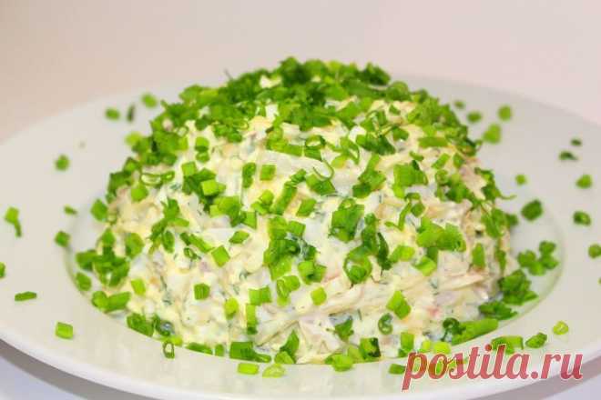 Салат из кальмара. Просто, но очень вкусно - Простые рецепты Овкусе.ру