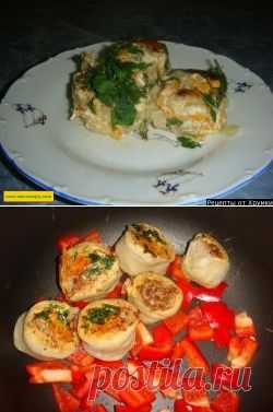 Рулетики с начинкой