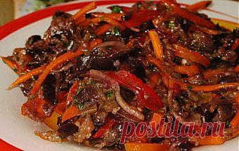 Баклажаны по-корейски / Блюда из баклажанов / TVCook: пошаговые рецепты c фото