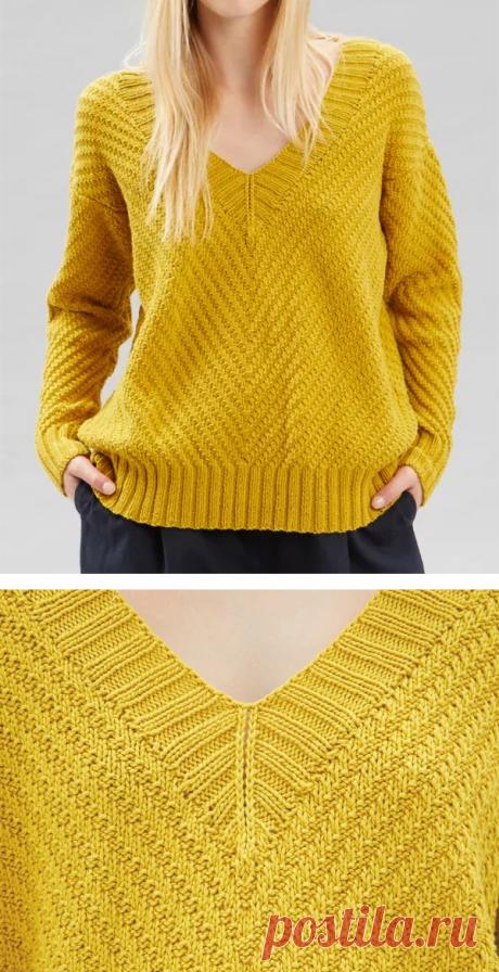 Long Sleeve Pullover Sweater Knitting Patterns- In the Loop Knitting