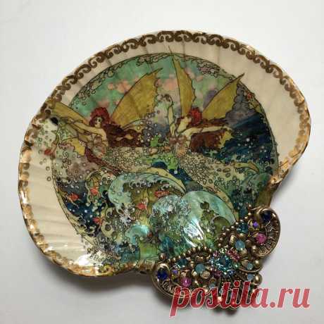 Mary Kenyon в Instagram: «My newest shell creation!» 61 отметок «Нравится», 2 комментариев — Mary Kenyon (@rtistmary) в Instagram: «My newest shell creation!»