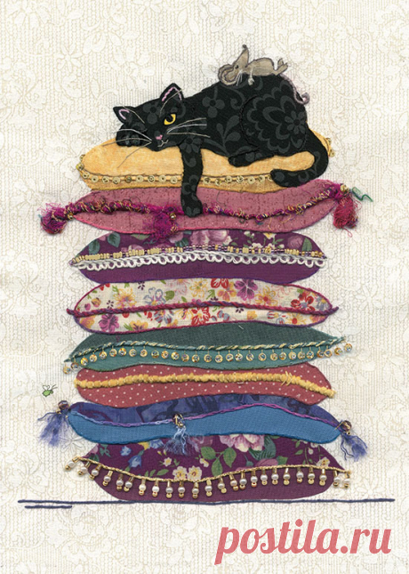 Кошка- это тот же лев, лишь размером поизящней! Jane Crowther/Джейн Кроутер.
