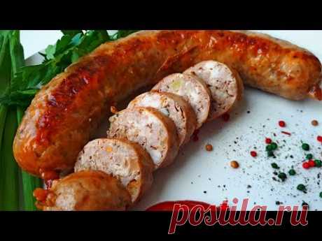 Домашняя Колбаса МРАМОРНАЯ С ЯБЛОКАМИ.  Колбаса МРАМОРНАЯ Рецепт.