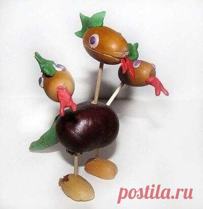 ПОДЕЛКИ ИЗ КАШТАНОВ