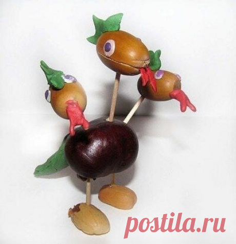 ПОДЕЛКИ ИЗ КАШТАНОВ