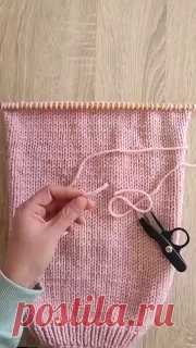 Полезность для Вас: как соединить нить при вязании.Ткацкий узел 🧶👍 Никогда не могла запомнить, спасибо автору, это легко!#вязание  колена на любовь