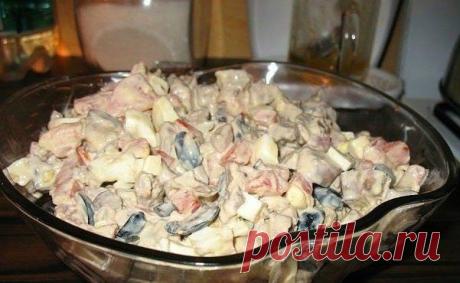 Салат из куриной печени с помидорами | Вкуснолог...