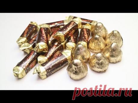 ВЗЯЛА 2 вида конфет и СДЕЛАЛА подарок к 8 Марта Букет