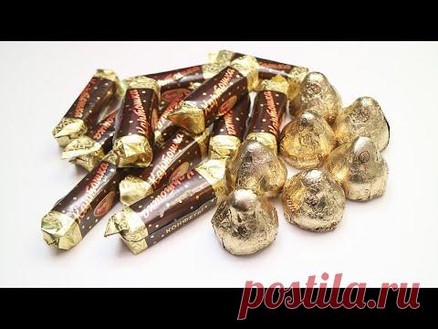 ВЗЯЛА 2 вида конфет и СДЕЛАЛА подарок к 8 Марта Букет