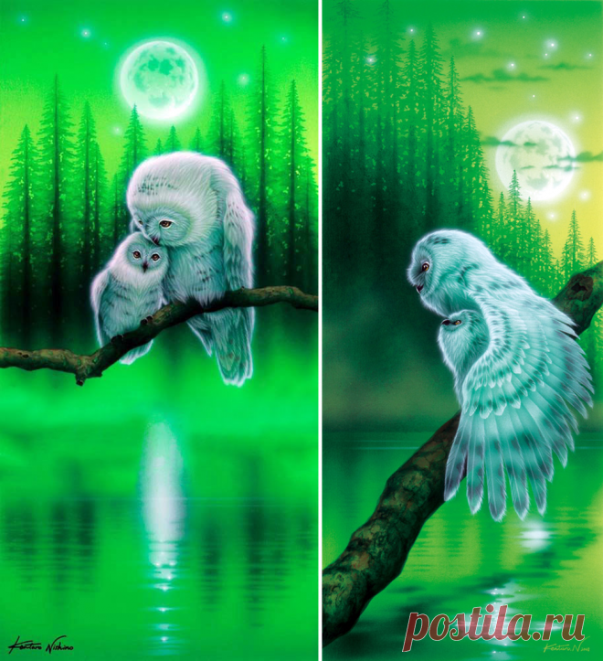 Яркие, западающие в душу картины, создавая фантастический животный мир и описывая красоту первозданной природы. Кентаро Нишино (Kentaro Nishino).