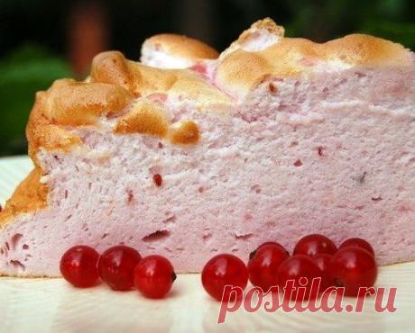 "Розовое облако"-  простенький  воздушный тортик для сладкоежек
