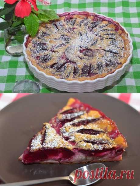 Как приготовить клафути со сливами - рецепт, ингридиенты и фотографии